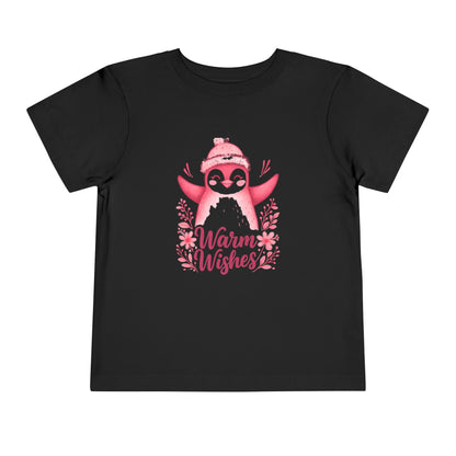 Warm Wishes Penguin Toddler Christmas Tee