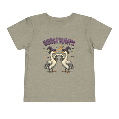 Goosebumps Halloween Toddler Tee - Funny Spooky Xmas