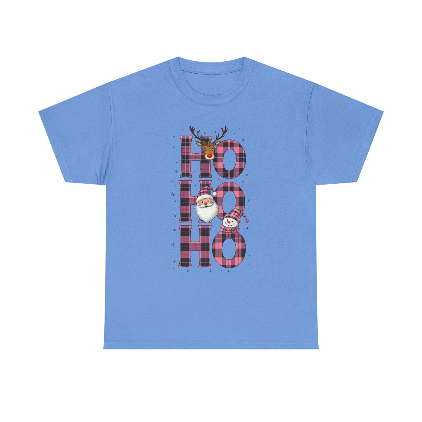 Ho Ho Ho Plaid Holiday Tee