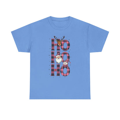 Ho Ho Ho Plaid Holiday Tee