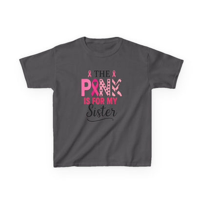 Pink Ribbon Sister Tee: Breast Cancer Awareness Gift