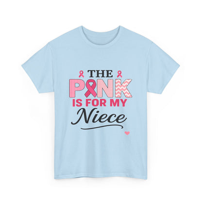 Pink Ribbon Niece Tee - Breast Cancer Awareness