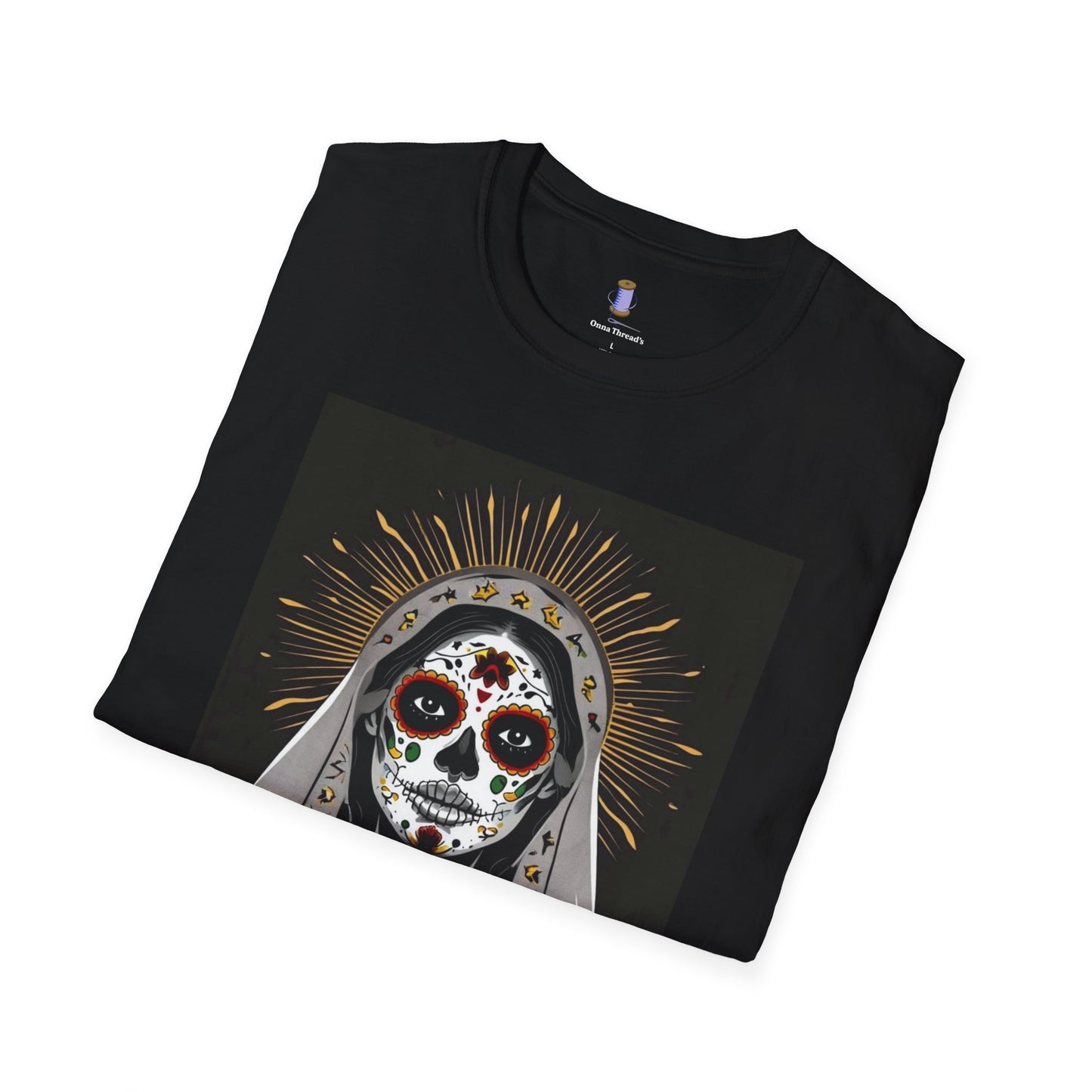Day of the Dead Skull T-Shirt, Unisex Graphic Tee, Fall Fashion, Halloween Costume, Unique Gift for Her, Artistic Wear