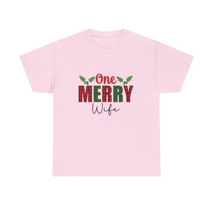 One Merry Wife Christmas Tee