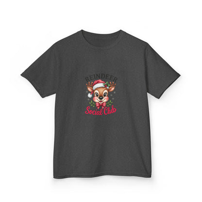 Reindeer Social Club Kids Christmas Tee