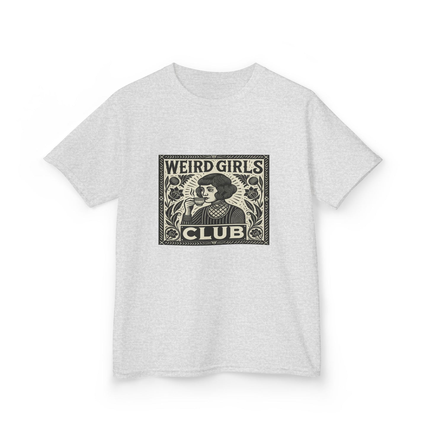 Weird Girls Club Tea Party Tee - Retro Graphic