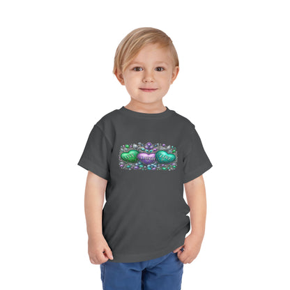 Toddler Tee Live Laugh Love Floral Design