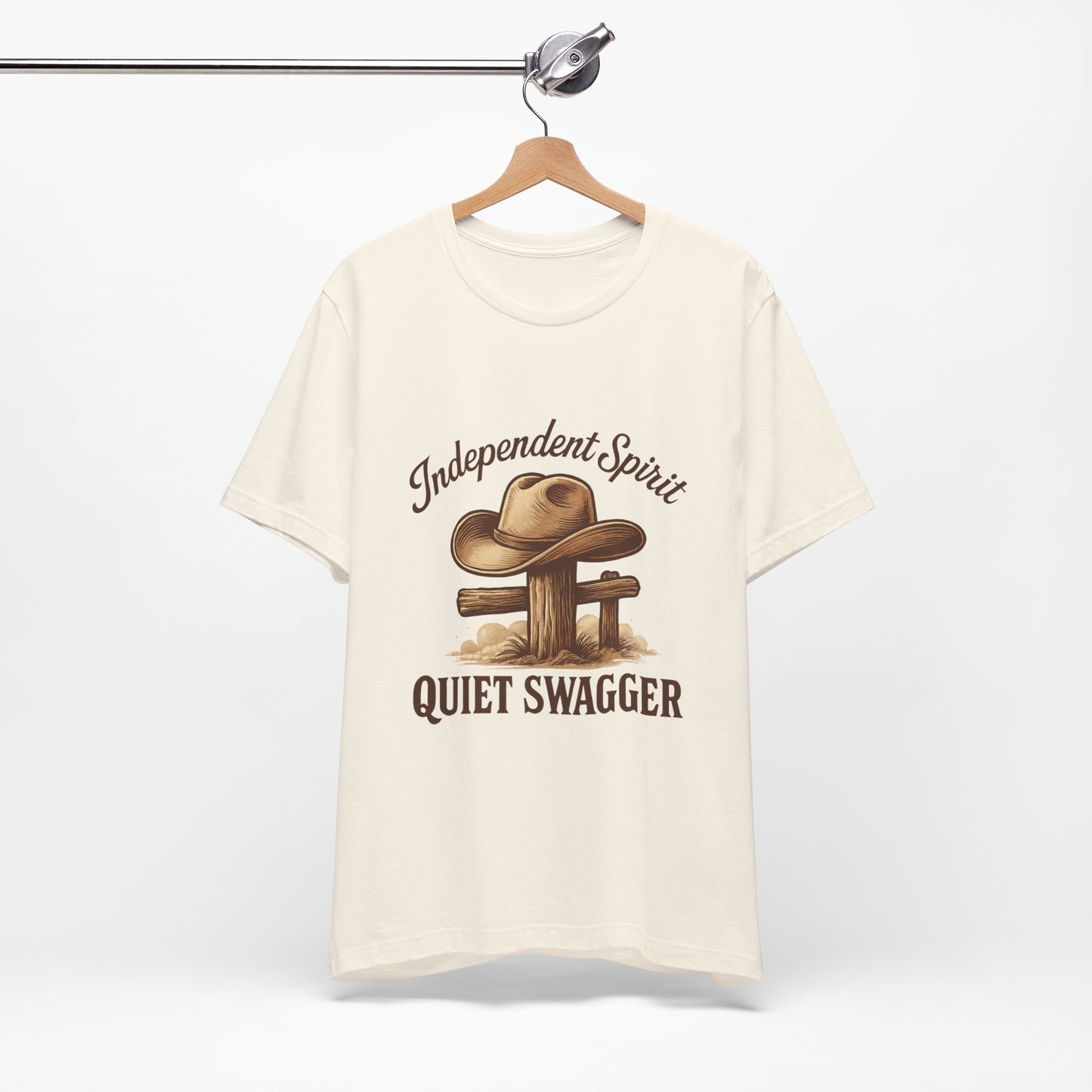 Quiet Swagger Cowboy Tee — Independent Spirit Western T-Shirt