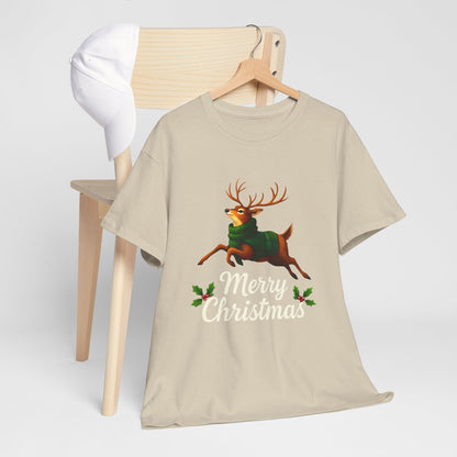 Merry Christmas Reindeer Tee