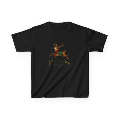 Reindeer Merry Christmas Kids Tee - Holiday Fun!