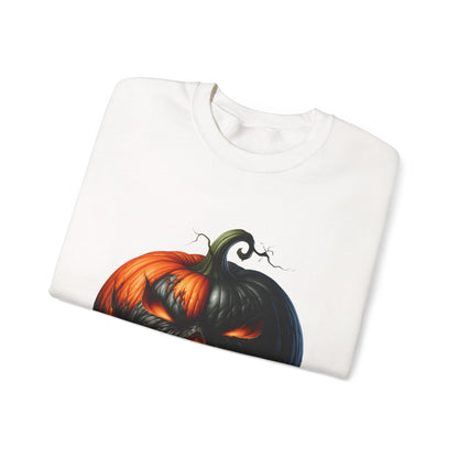 Creepy Clown Raccoon Pumpkin Halloween Sweatshirt