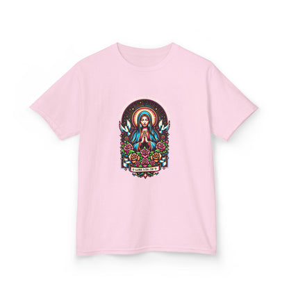 Virgin Mary Graphic Tee - Christmas Kids Shirt