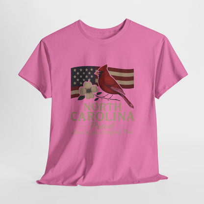NC Pride: Cardinal, Dogwood & State Flag Tee
