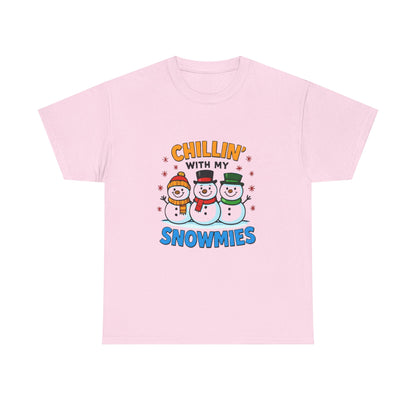 Chillin' With My Snowmies - Cancer Awareness Tee