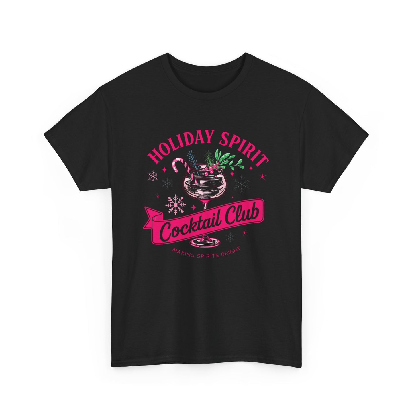 Holiday Spirit Cocktail Club Tee