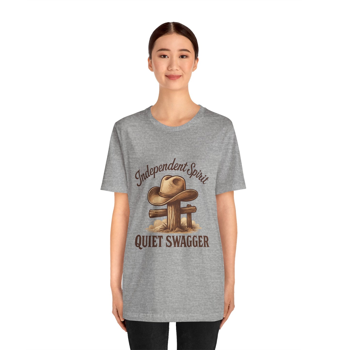 Quiet Swagger Cowboy Tee — Independent Spirit Western T-Shirt