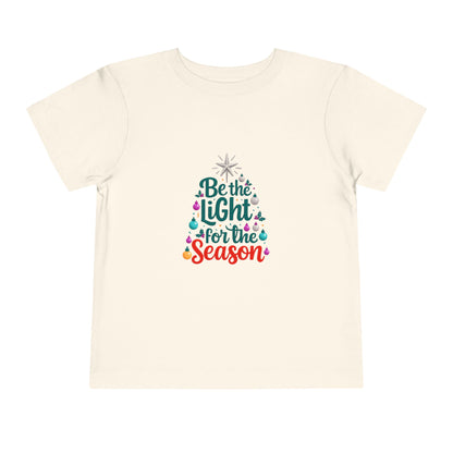 Be the Light Toddler Christmas Tee