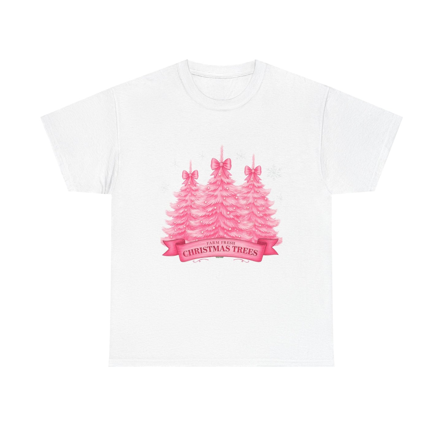 Farm Fresh Pink Christmas Tree Tee