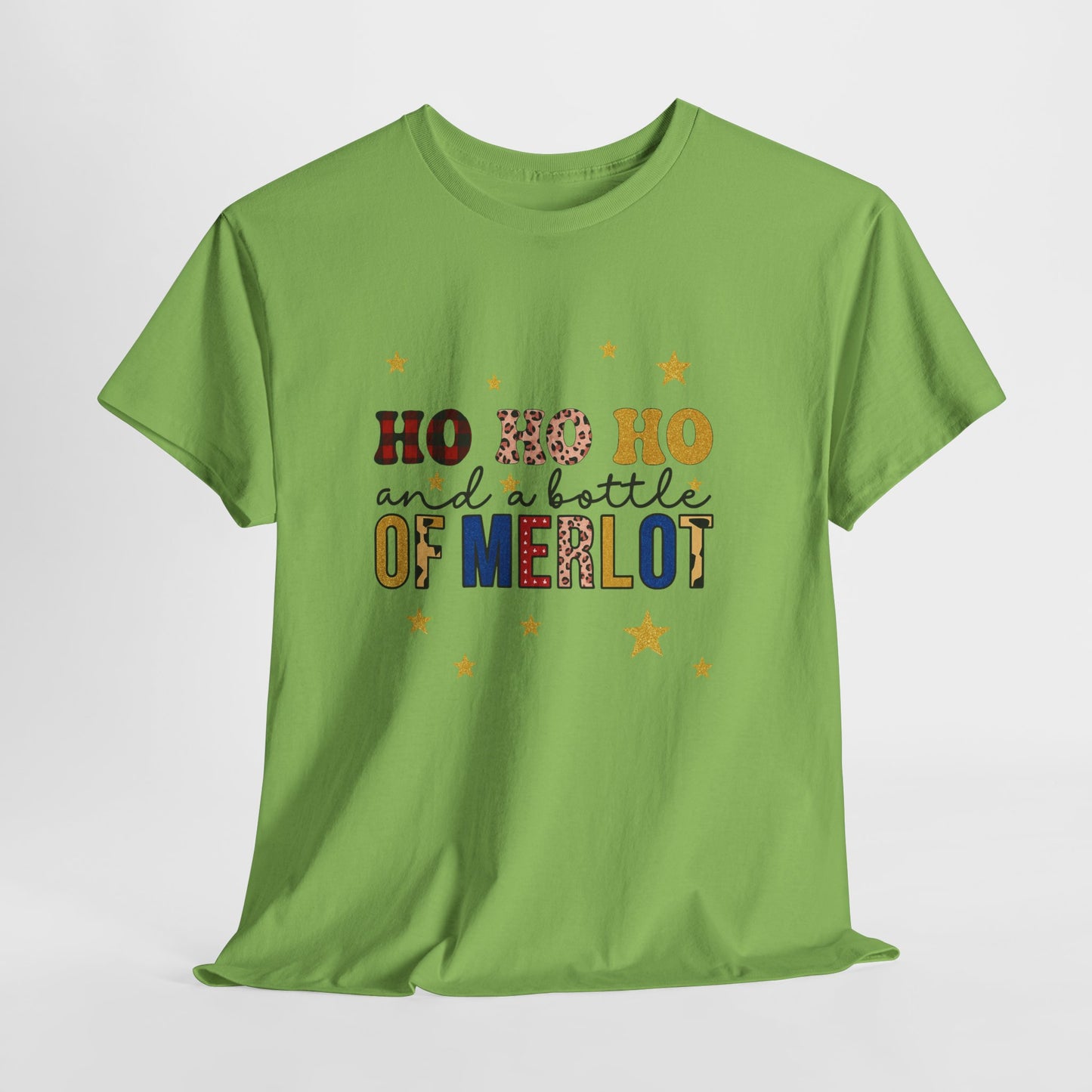 HO HO HO & Merlot Christmas Tee