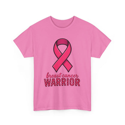 Breast Cancer Warrior Pink Ribbon Tee