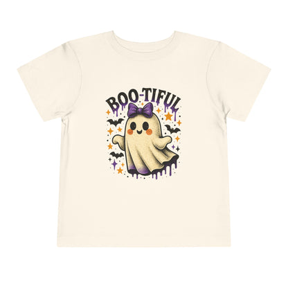 Boo-tiful Ghost Halloween Toddler Tee