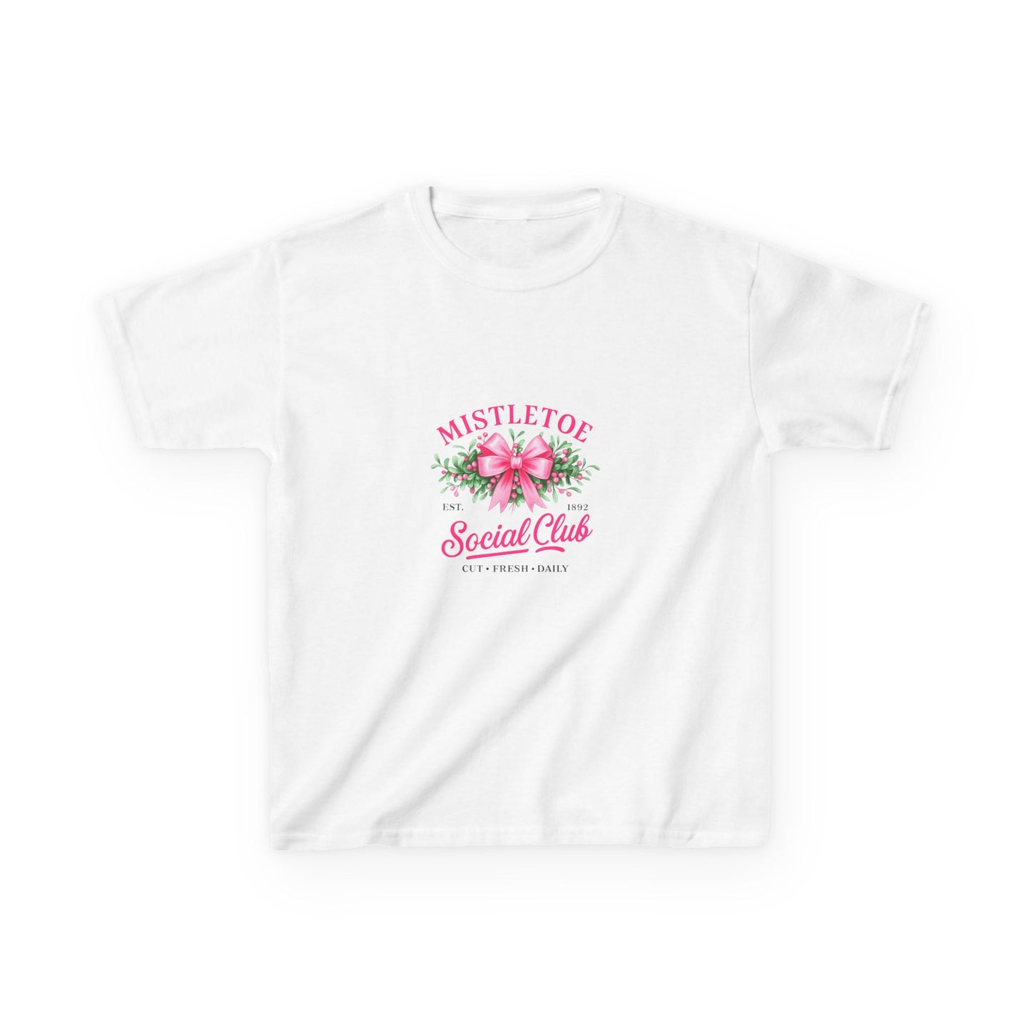 Mistletoe Dino Tee - Christmas Fun for Kids