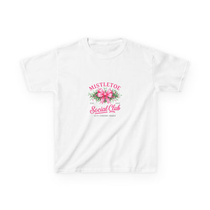 Mistletoe Dino Tee - Christmas Fun for Kids