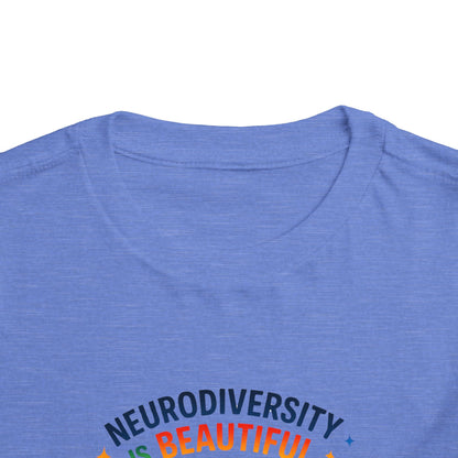 Toddler Tee Neurodiversity Is Beautiful Butterfly Design