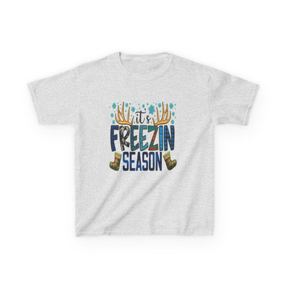 It's FREEZIN' Season Dinosaur Kids Tee - Xmas Gift