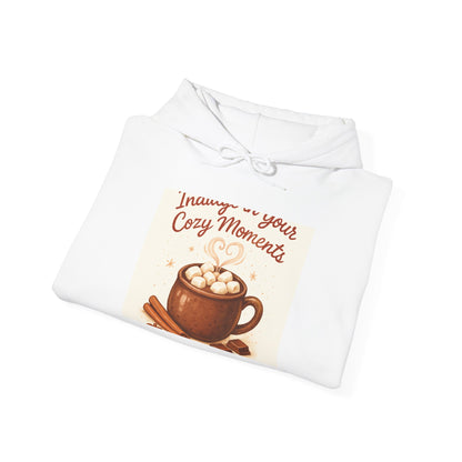 Hoodie: "Immerse in Your Cozy Moments" Hot Cocoa Graphic Hoodie