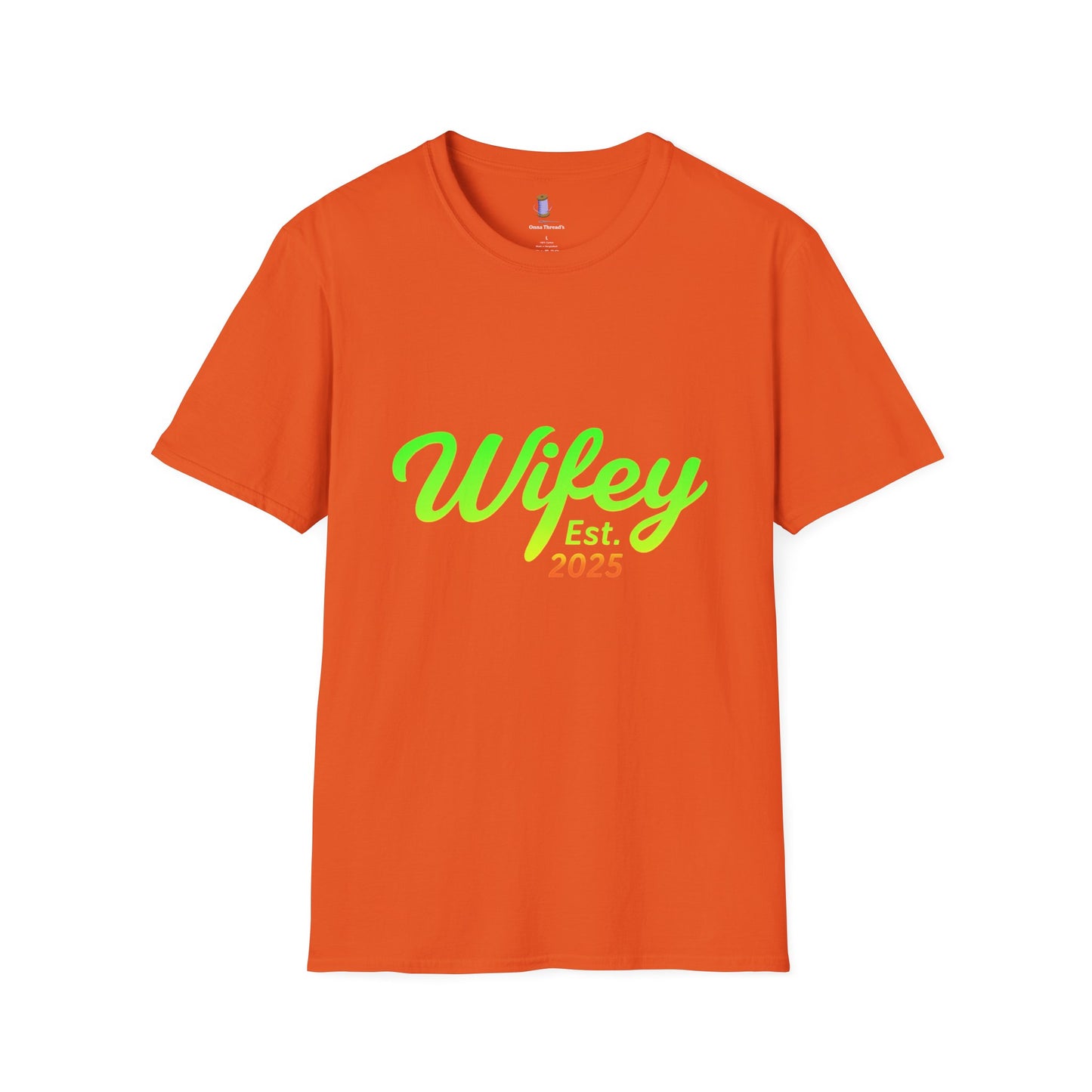 Wifey Est. 2025 T-Shirt, Bridal Shower Gift, Newlywed Apparel, Wedding Favor, Engagement Celebration Tee, Cute Couple Top