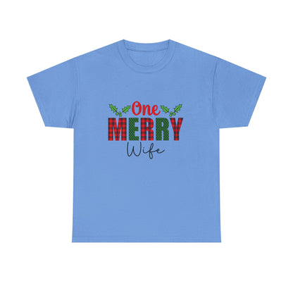 One Merry Wife Christmas Tee