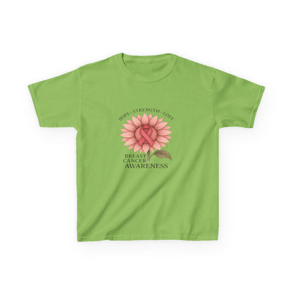 Breast Cancer Awareness Dino Tee - Hope, Strength, Love