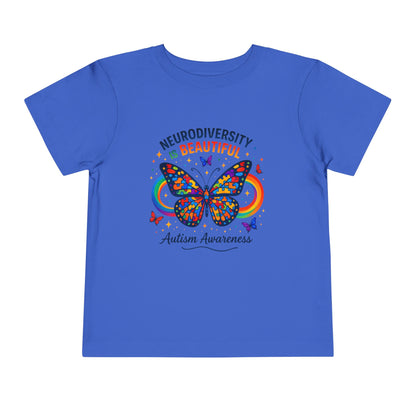 Toddler Tee Neurodiversity Is Beautiful Butterfly Design