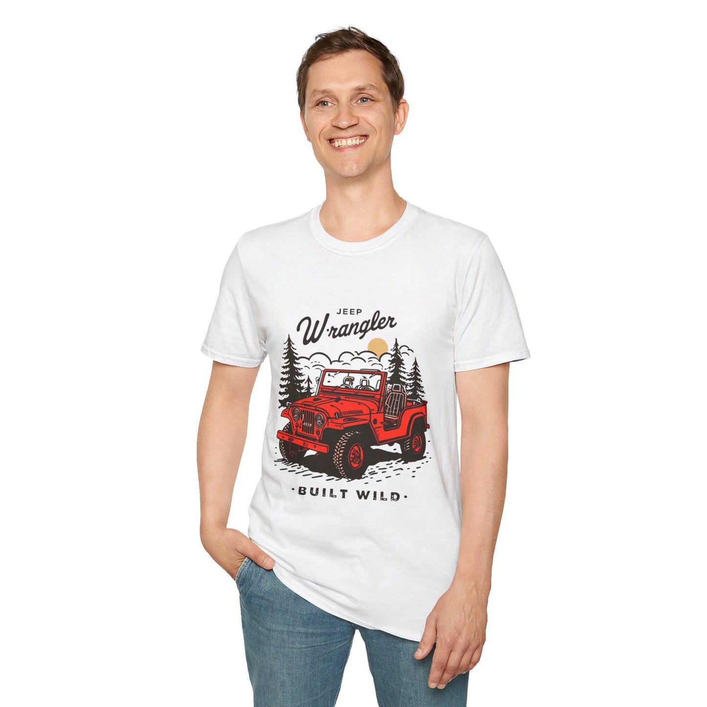 Jeep Wrangler Adventure Tee, Summer T-Shirt, Outdoor Enthusiast Gift, Camping Shirt, Road Trip Apparel, Vintage Jeep Design