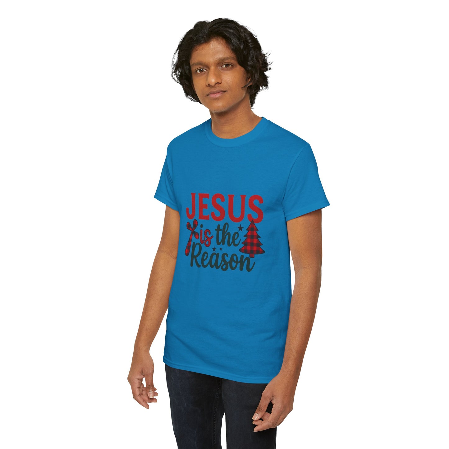 Jesus is the Reason Christmas Tee - Faith-Based Holiday Gift