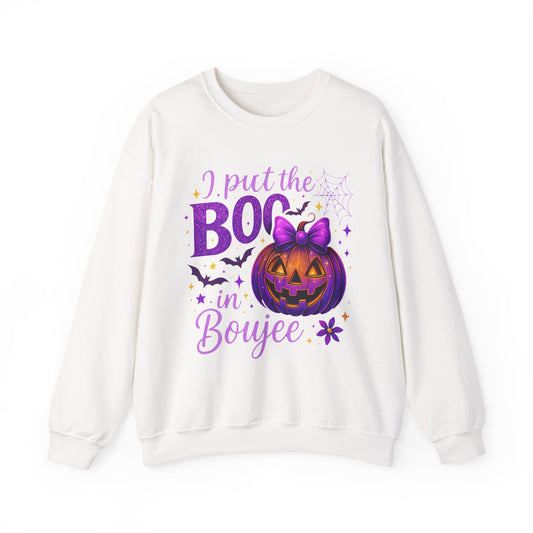 BOO-jee Halloween Pumpkin Sweatshirt | Fall Crewneck
