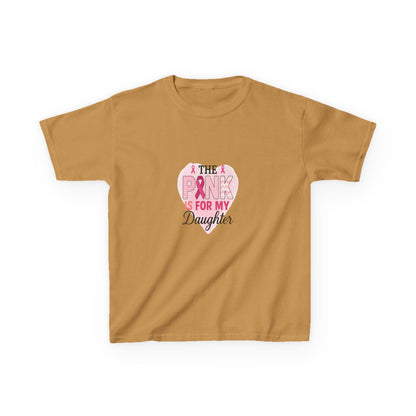 Pink Dinosaur Daughter Tee - Breast Cancer Awareness