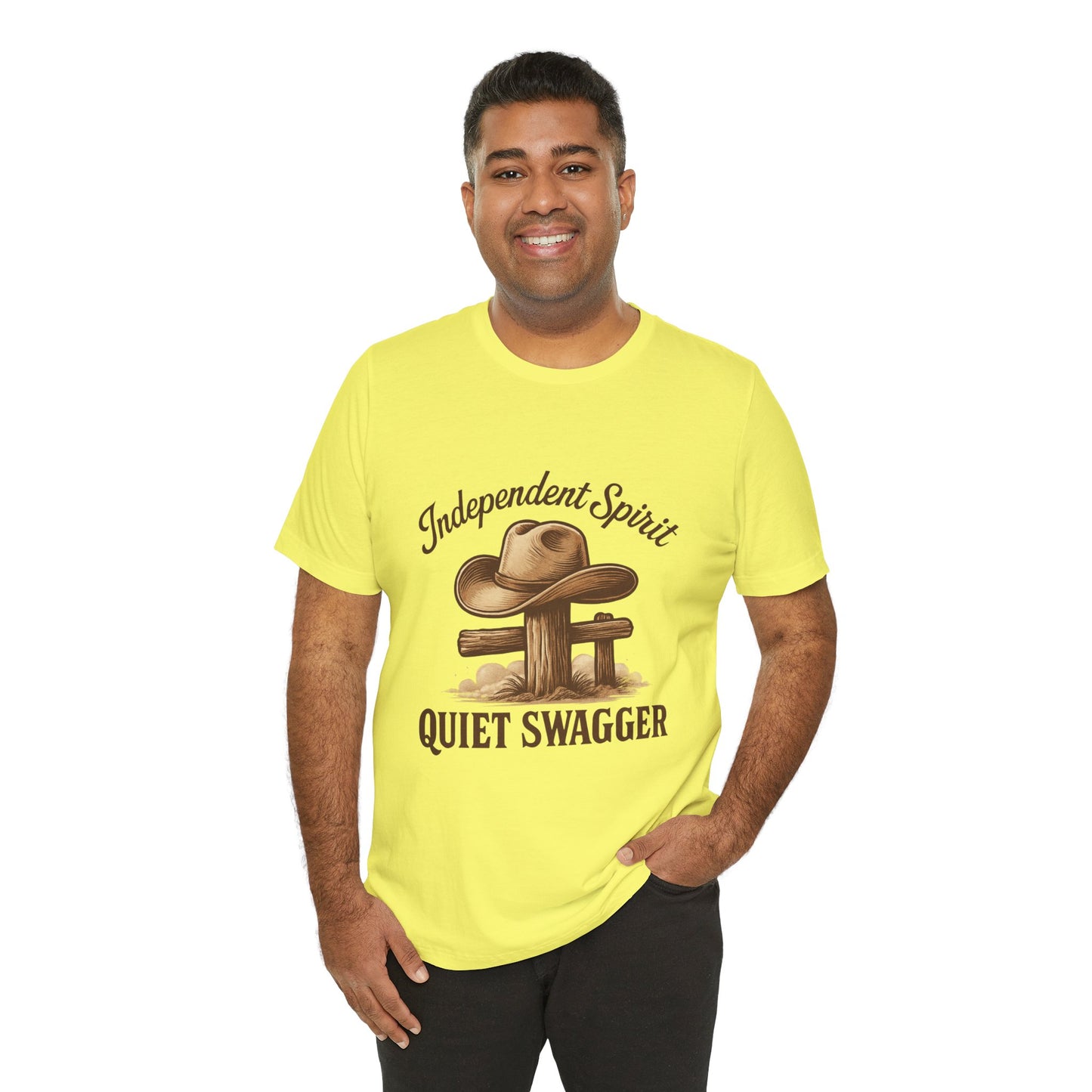 Quiet Swagger Cowboy Tee — Independent Spirit Western T-Shirt