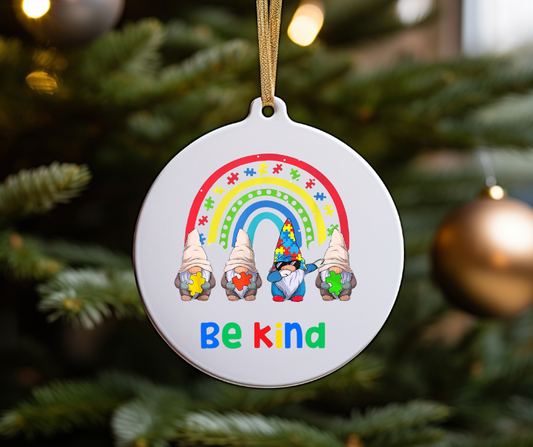 Be Kind Ceramic Ornament