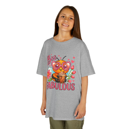Bee Fabulous Kids Tee | Cute Kids T-Shirt, Birthday Gift, Summer Wear, Flower Lover Tee, Kids Fashion