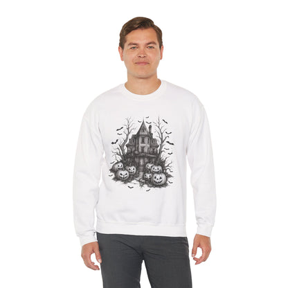 Haunted House Halloween Sweatshirt