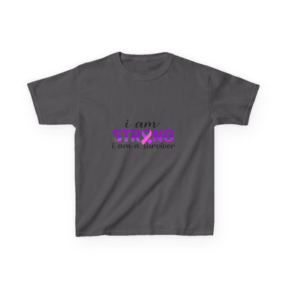 Strong Survivor Dinosaur Tee - Christmas Gift for Kids
