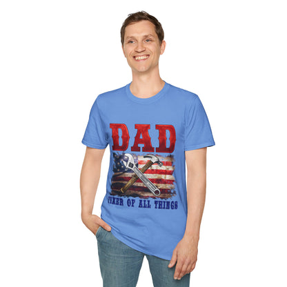 Camiseta de Papá Patriótico | Regalos para Todo | Día del Padre, Día de la Independencia, Regalo de Cumpleaños, Ropa Casual, Ropa para Papá