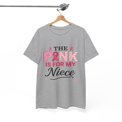Pink Ribbon Niece Tee - Breast Cancer Awareness
