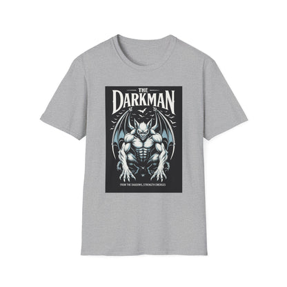Darkman Graphic T-Shirt, Unisex Softstyle Tee, Edgy Apparel, Casual Wear, Halloween Costume, Gift for Him/Her