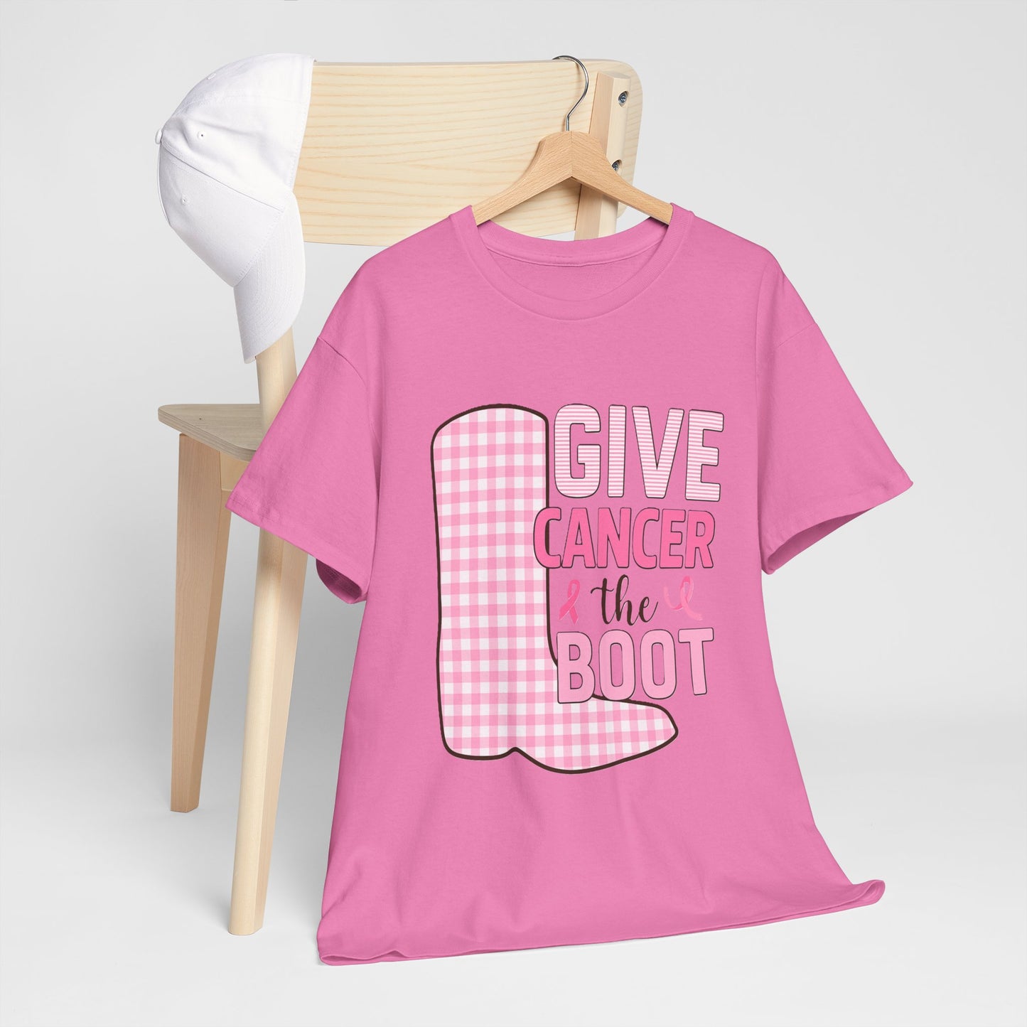 Give Cancer the Boot - Breast Cancer Awareness Tee