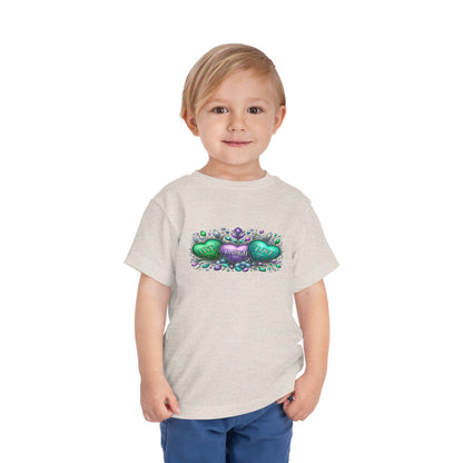 Toddler Tee Live Laugh Love Floral Design