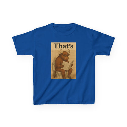 Bull Market Bathroom Break - Funny Kids Tee