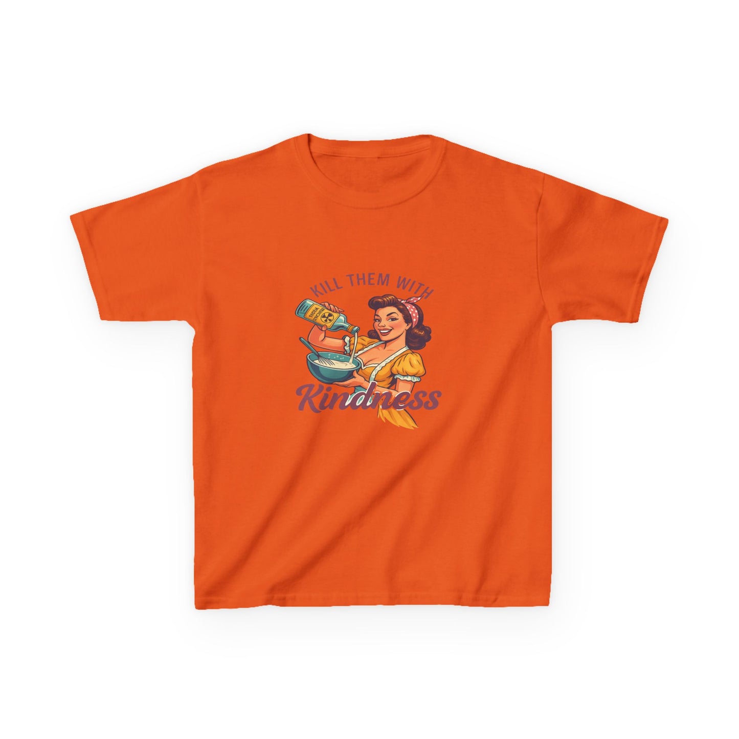 Radioactive Kindness: Funny Xmas Dinosaur Tee for Kids